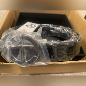 Telfar Logo Belt Black/Silver